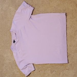 Talbots Short Sleeve Purple Sweater - Size Large